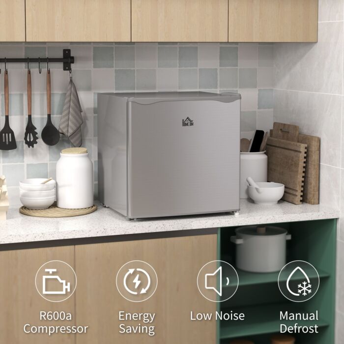 Homcom 35l Mini Freezer, -24℃ To -14℃ Temperature - Grey
