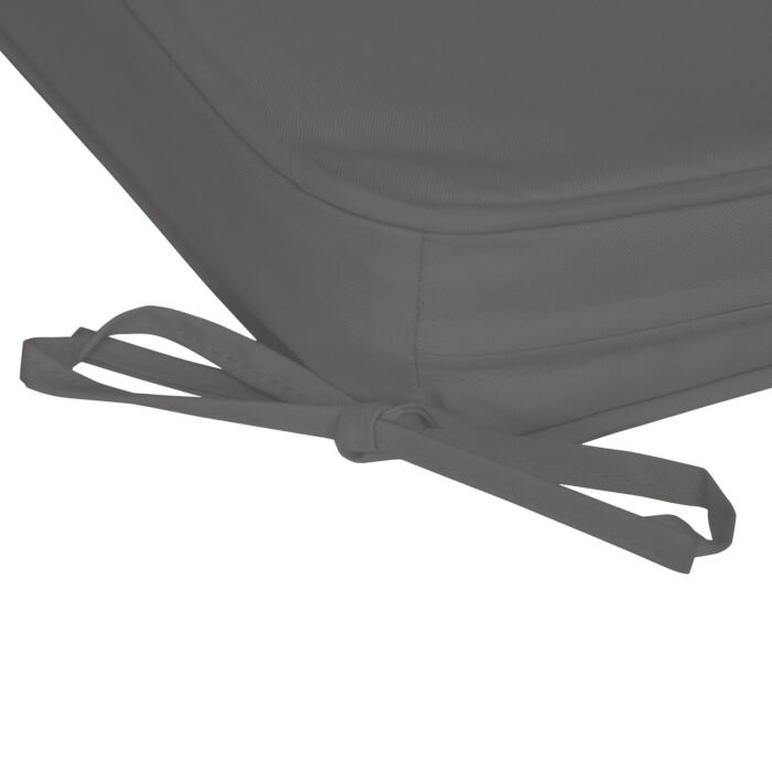 Outsunny Set Of 6 Pcs Chair Cushion, 42lx42wx5t Cm-grey