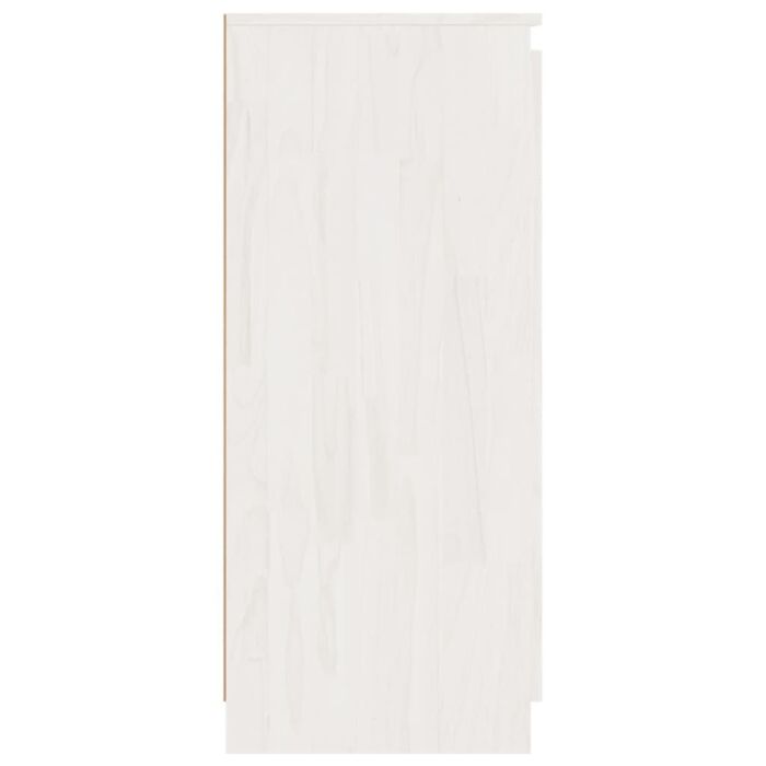 Vidaxl Side Cabinets 3 Pcs White Solid Pinewood