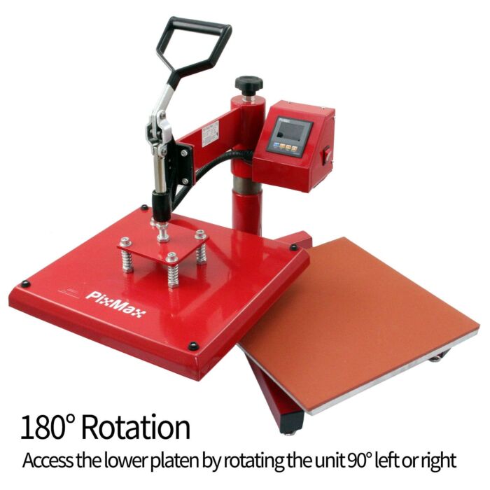 Pixmax 38cm Swing Heat Press, Vinyl Cutter, Printer, Weeding Pack