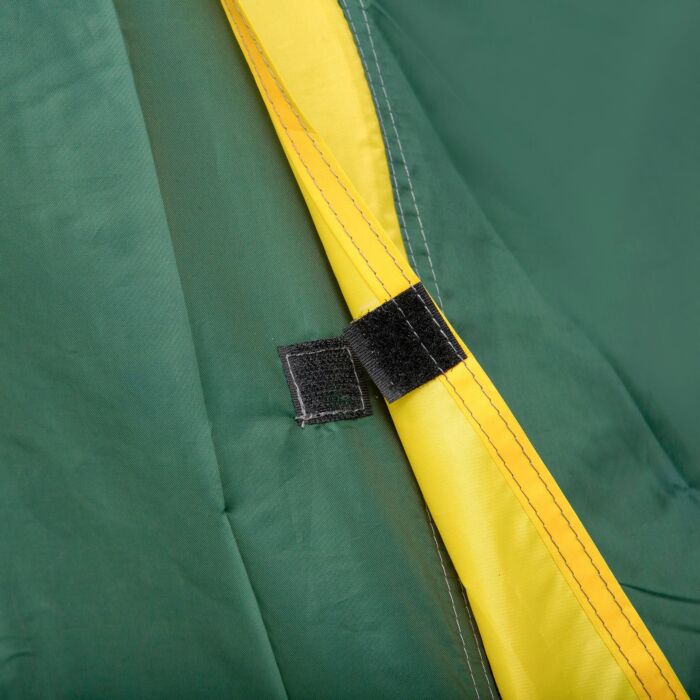 Outsunny Dome Tent For 2 Person Camping Tent With Large Windows, Waterproof Green And Yellow