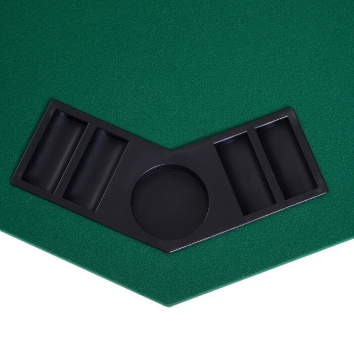 Homcom 1.2m/48inch Foldable Poker Table W/ Carrying Bag
