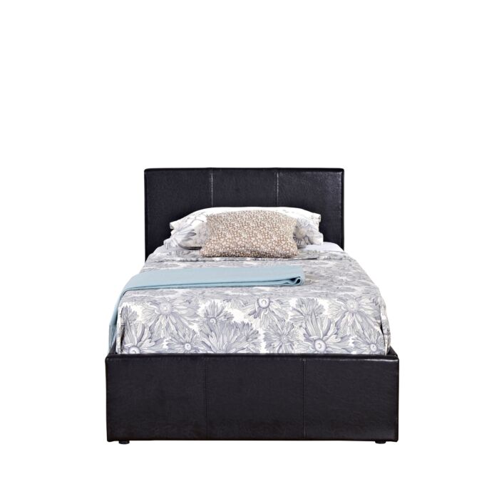 Berlin Single Ottoman Bed Brown