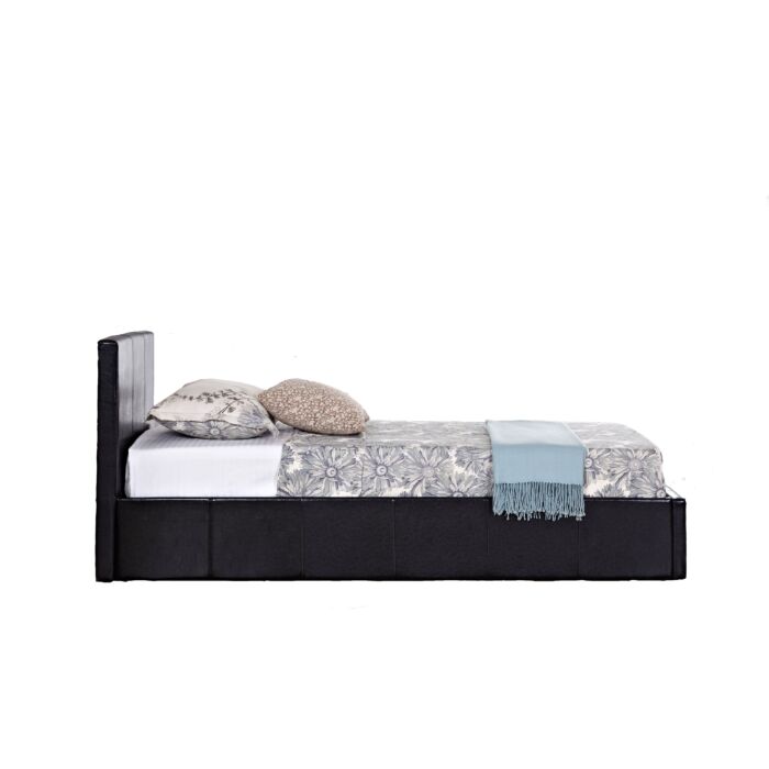 Berlin Single Ottoman Bed Brown