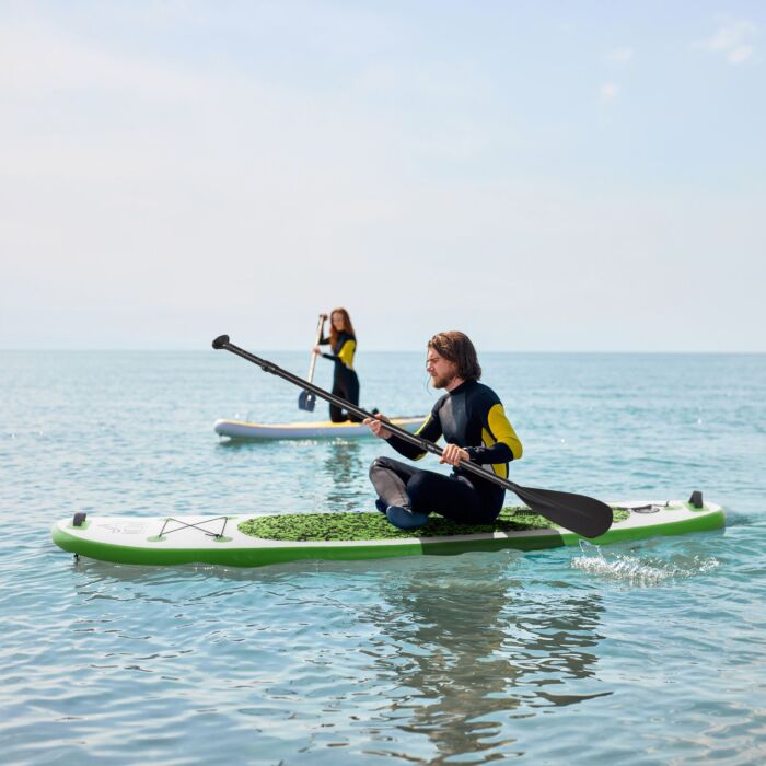 Homcom 10ft Blow Up Paddle Board Standup Paddle Board Inflatable Sup Board Surfing Non-slip Panel With Air Pump Beach Outdoor Adults