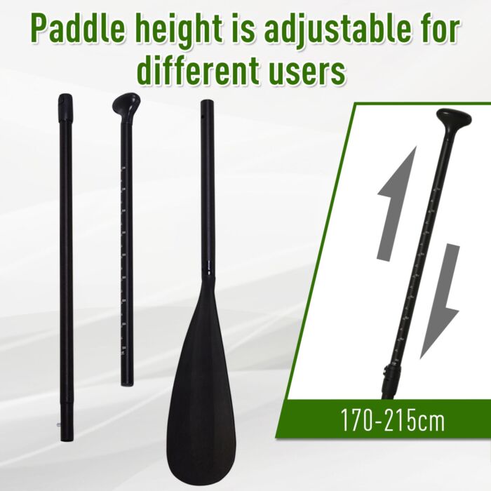 Homcom 10ft Blow Up Paddle Board Standup Paddle Board Inflatable Sup Board Surfing Non-slip Panel With Air Pump Beach Outdoor Adults