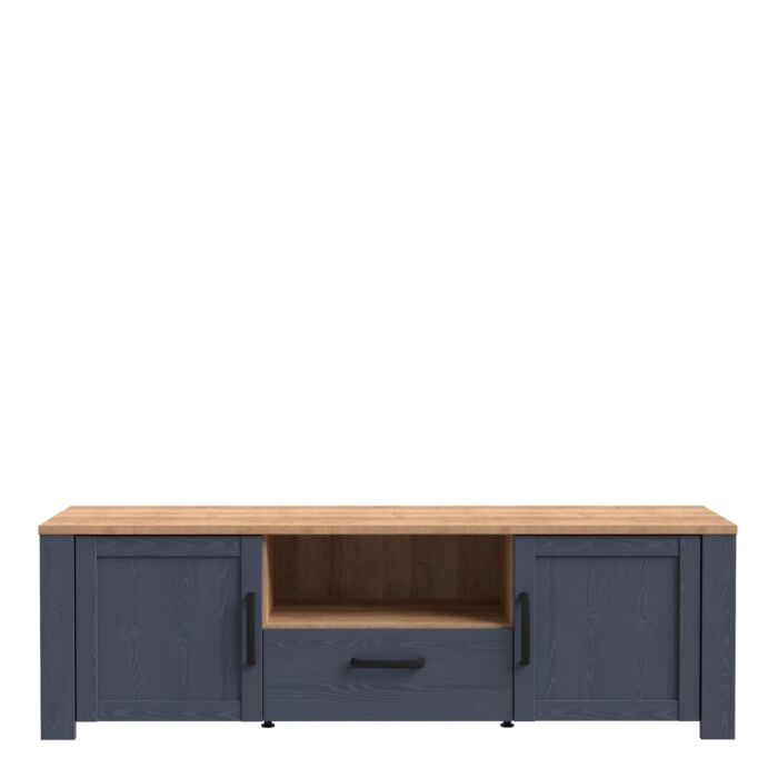 Bohol Tv Unit In Riviera Oak/navy