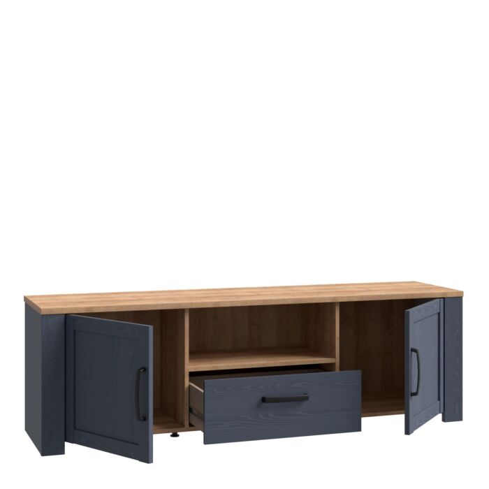 Bohol Tv Unit In Riviera Oak/navy