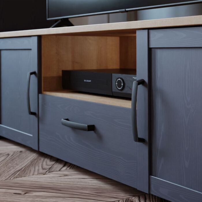 Bohol Tv Unit In Riviera Oak/navy