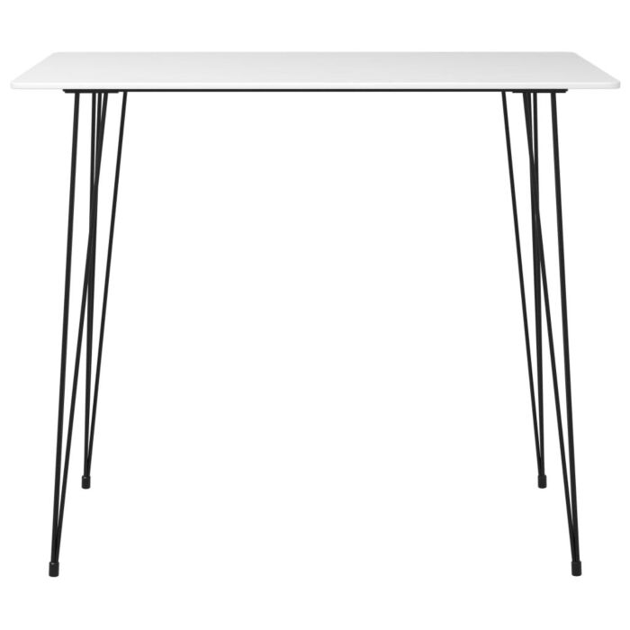 Vidaxl 5 Piece Bar Set White And Black