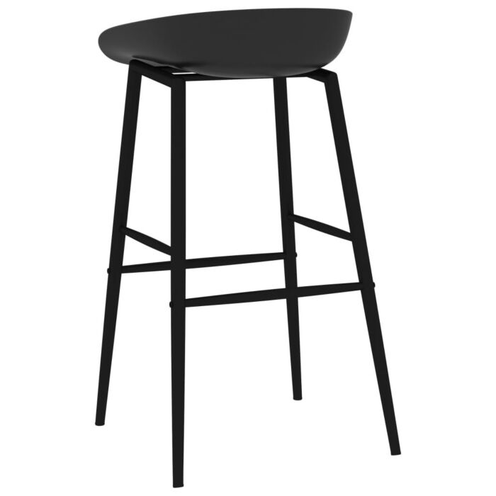 Vidaxl 5 Piece Bar Set White And Black