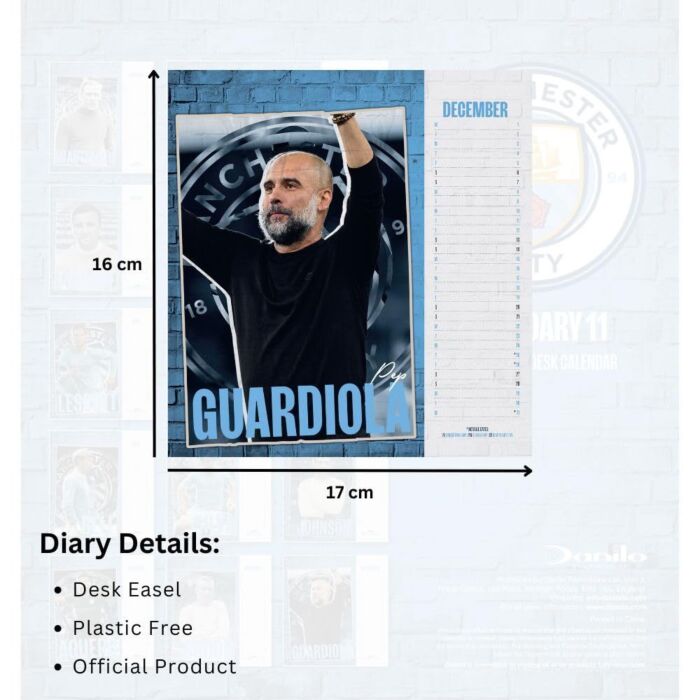 Manchester City Fc Desktop Calendar 2025