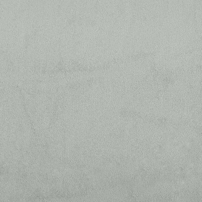 Vidaxl Box Spring Bed With Mattress Light Grey 80x200 Cm Velvet