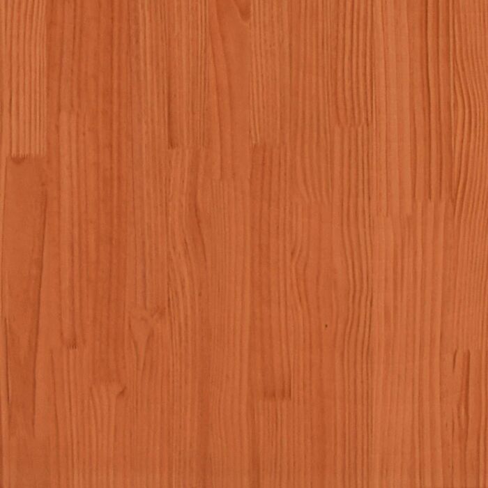 Vidaxl Bookcase Bed Without Mattress Wax Brown 180x200cm Super King Solid Wood Pine