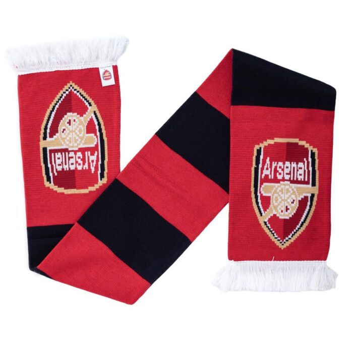 Arsenal Fc Contrast Bar Scarf