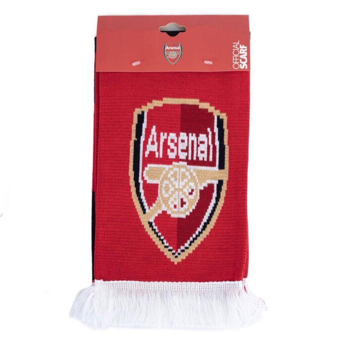 Arsenal Fc Contrast Bar Scarf