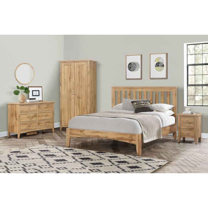 Hampstead Small Double Bed Oak