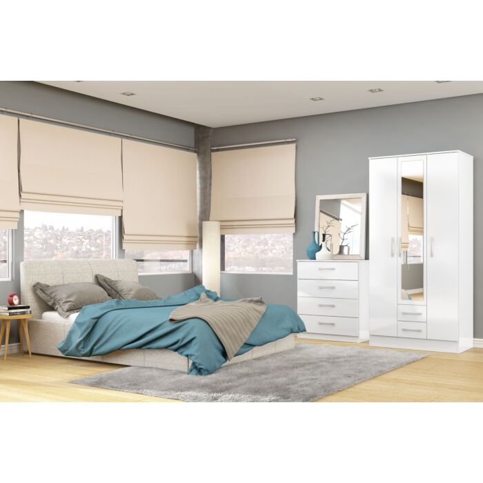 Lynx 5 Drawer Chest White
