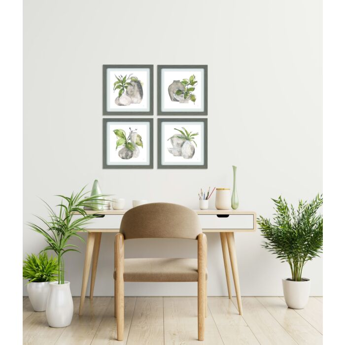 Soft Grey Vases I By Chris Paschke