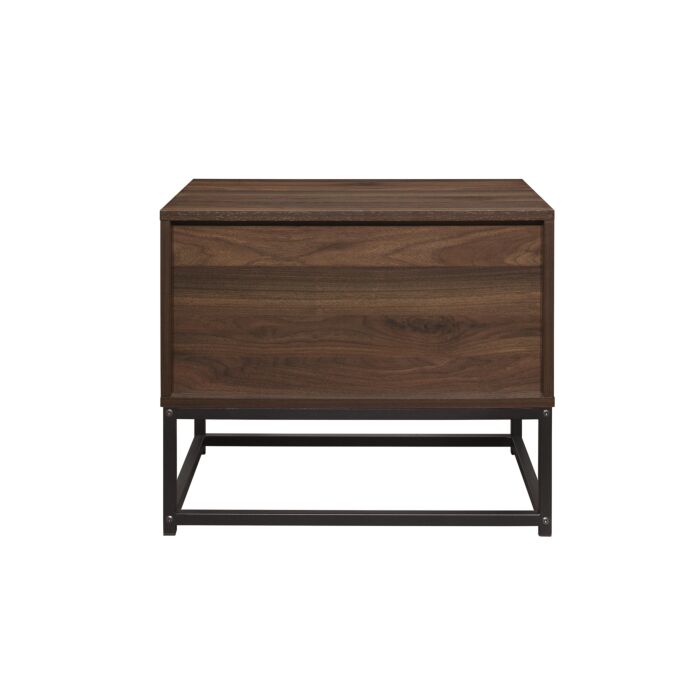 Houston 1 Drawer Bedside Walnut