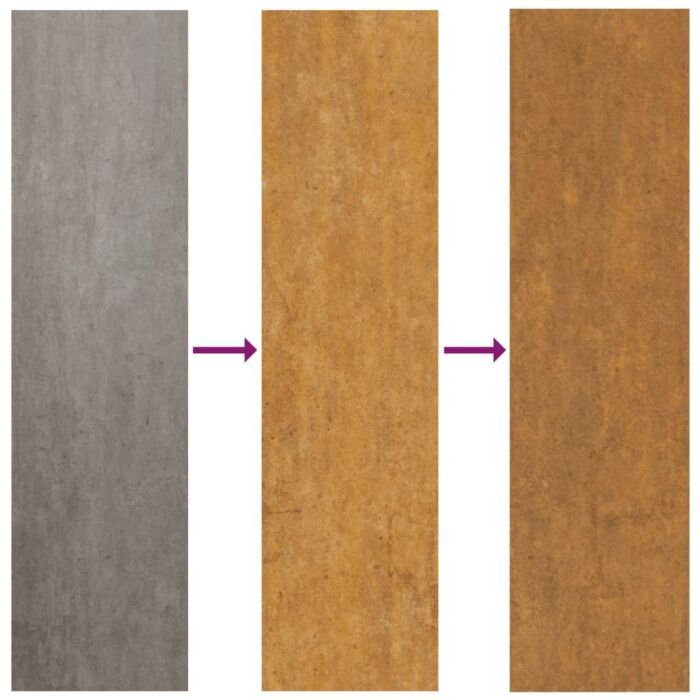 Vidaxl Garden Gate 105x180 Cm Corten Steel Square Design