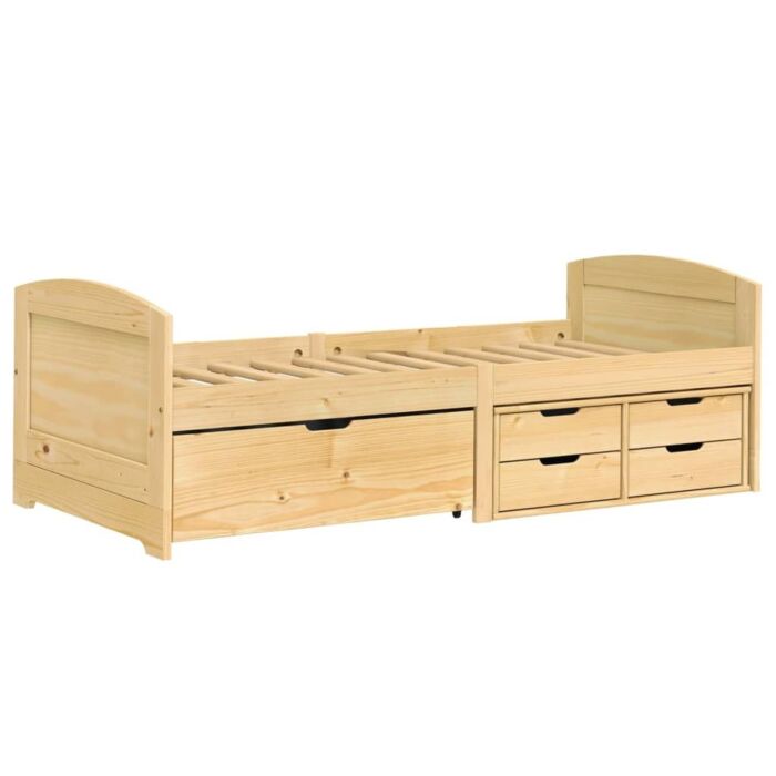 Vidaxl Day Bed With 5 Drawers Without Mattress "irun" 90x200 Cm