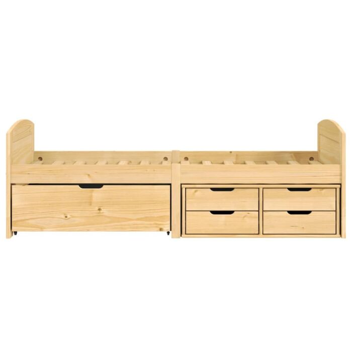 Vidaxl Day Bed With 5 Drawers Without Mattress "irun" 90x200 Cm