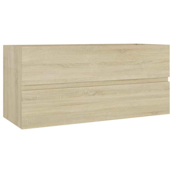 Vidaxl Sink Cabinet With Built-in Basin Sonoma Oak Engineered Wood