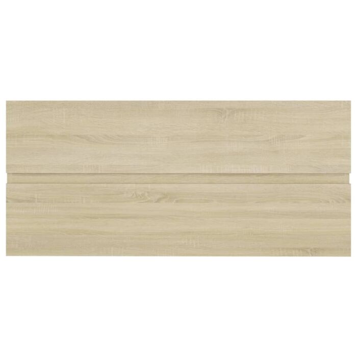Vidaxl Sink Cabinet With Built-in Basin Sonoma Oak Engineered Wood
