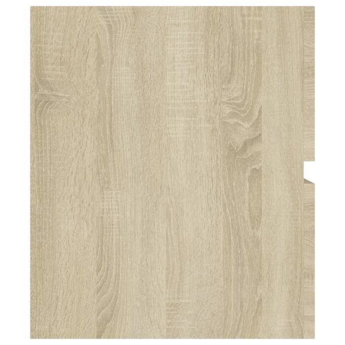 Vidaxl Sink Cabinet With Built-in Basin Sonoma Oak Engineered Wood