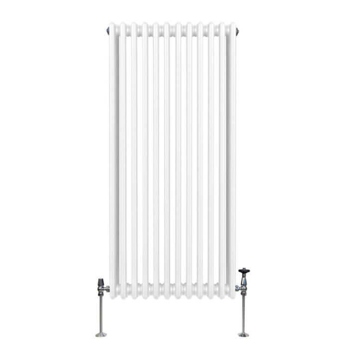 Traditional 3 Column Radiator - 1500 X 562mm - White