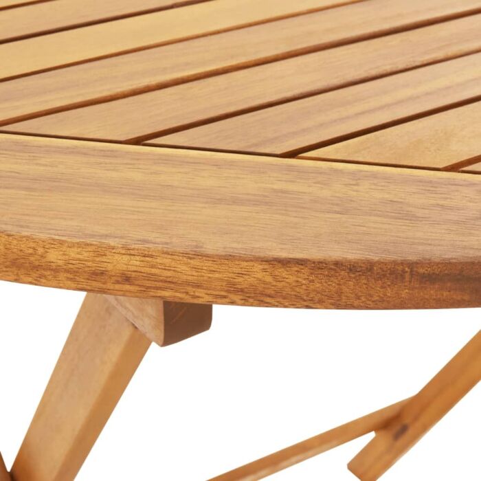 Vidaxl 5 Piece Garden Dining Set Beige Polypropylene And Solid Wood