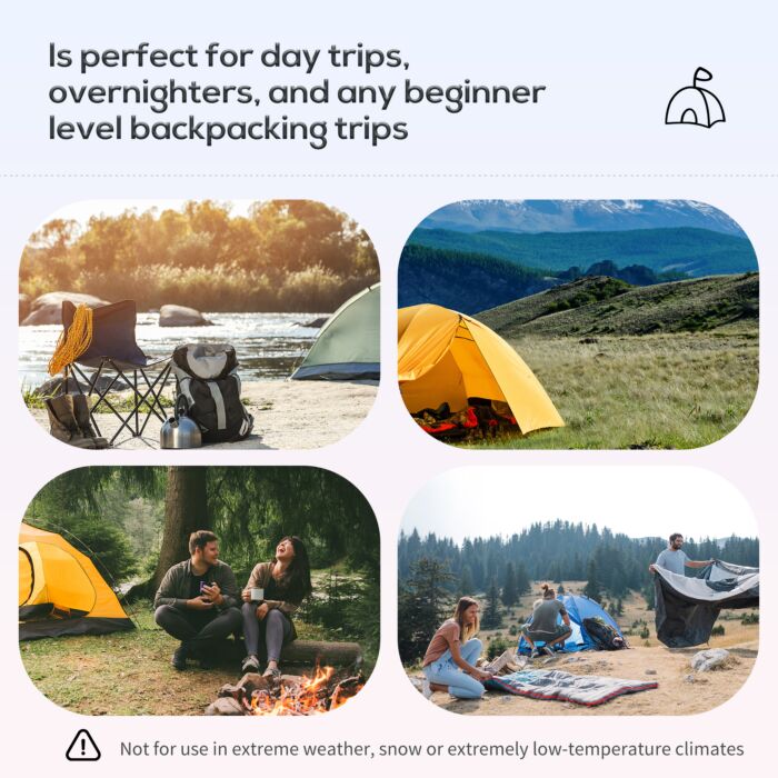 Outsunny 5-6 Man Dome Camping Tent Hiking Shelter Uv Protection Water Resistant Tunnel Sun Shade - Grey