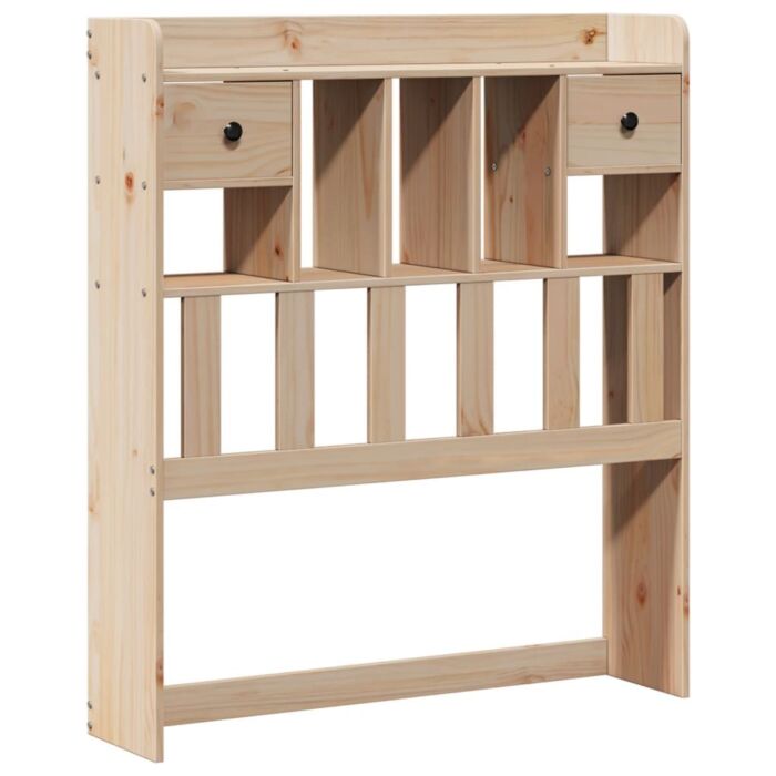 Vidaxl Bookcase Bed Without Mattress 90x190 Cm Single Solid Wood Pine