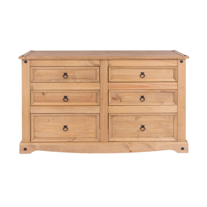 Corona 3+3 Drawer Wide Chest