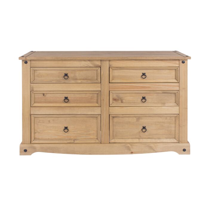 Corona 3+3 Drawer Wide Chest