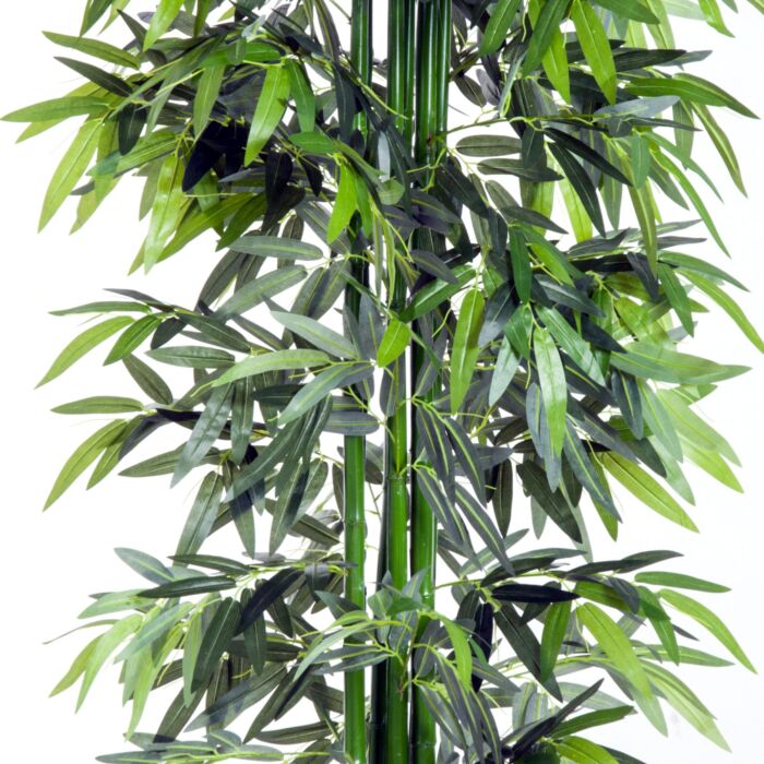 Outsunny 6ft Artificial Bamboo Tree Plant Greenary In A Pot For Home Office Planter 1.8m