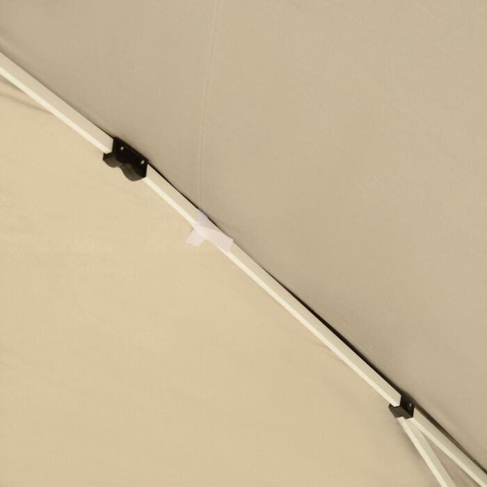 Outsunny 3 X 3 Meter Garden Heavy Duty Pop Up Gazebo Marquee Party Tent Folding Wedding Canopy Black Uv Protection