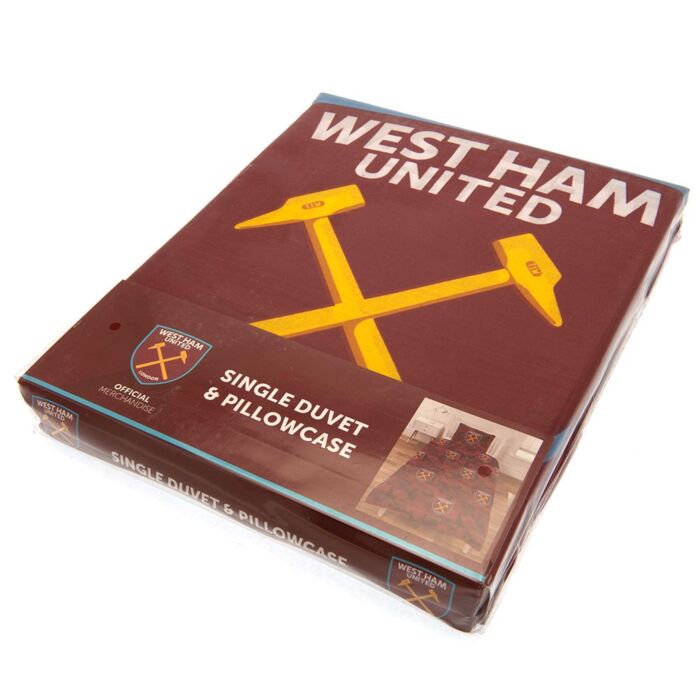 West Ham United Fc Player Camo Single Duvet Set