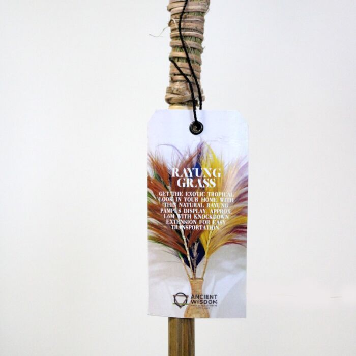 Dried Rayung Grass Pink- 1.6m