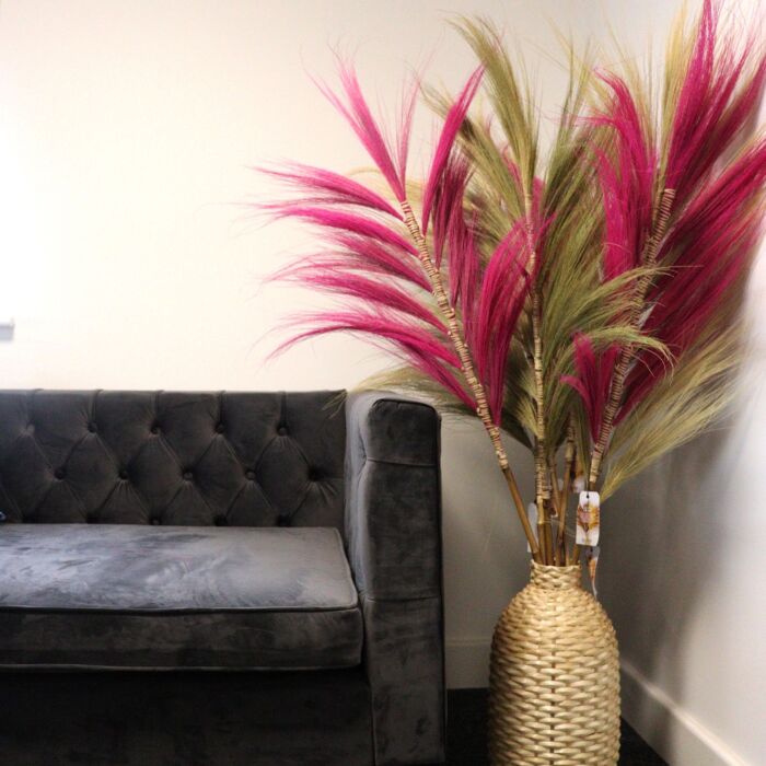 Dried Rayung Grass Pink- 1.6m