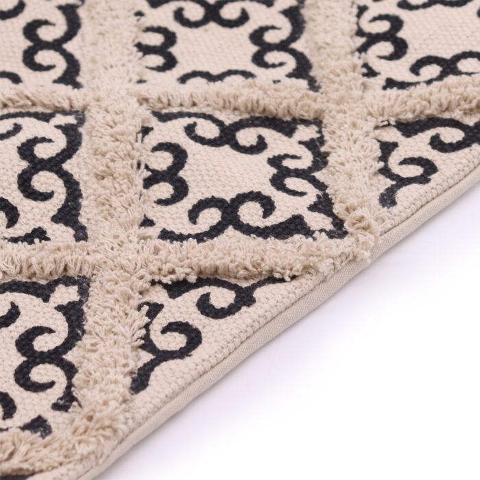 Classic Cushion Cover - Lux Criss-cross & Print - 45x45cm