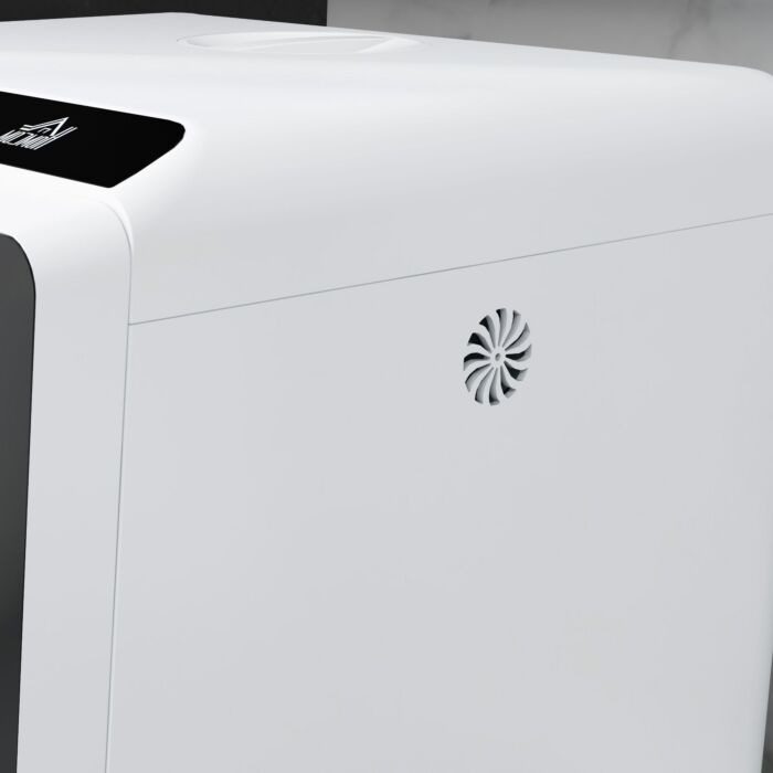 Homcom Table Top Dishwasher, Mini Countertop Dishwasher With 4 Place Settings, 6 Programmes, 6l Water Tank, Touch Control, Led Display, Delay Start, Dual Water Supply And Fruit Wash Mode, White