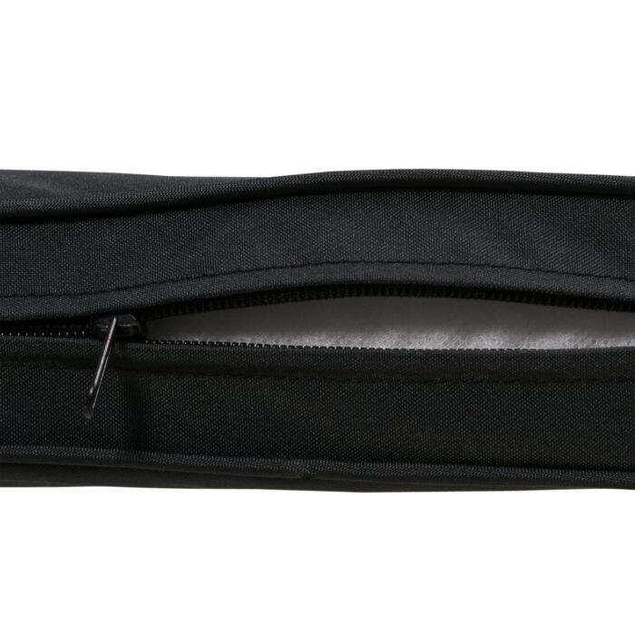 Outsunny 2-seater Garden Bench Cushion With Ties, Swing Seat Cushion, Replacement Cushion For Outdoor Furniture, 110 X 46 Cm, Black