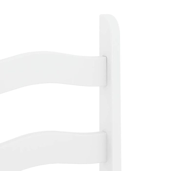 Vidaxl 3 Piece Dining Set Panama White Solid Wood Pine