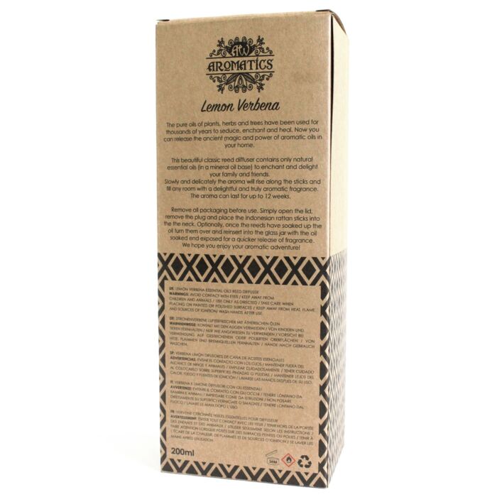 200ml Lemon Verbena Reed Diffuser