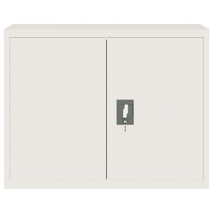 Vidaxl File Cabinet White 90x40x110 Cm Steel