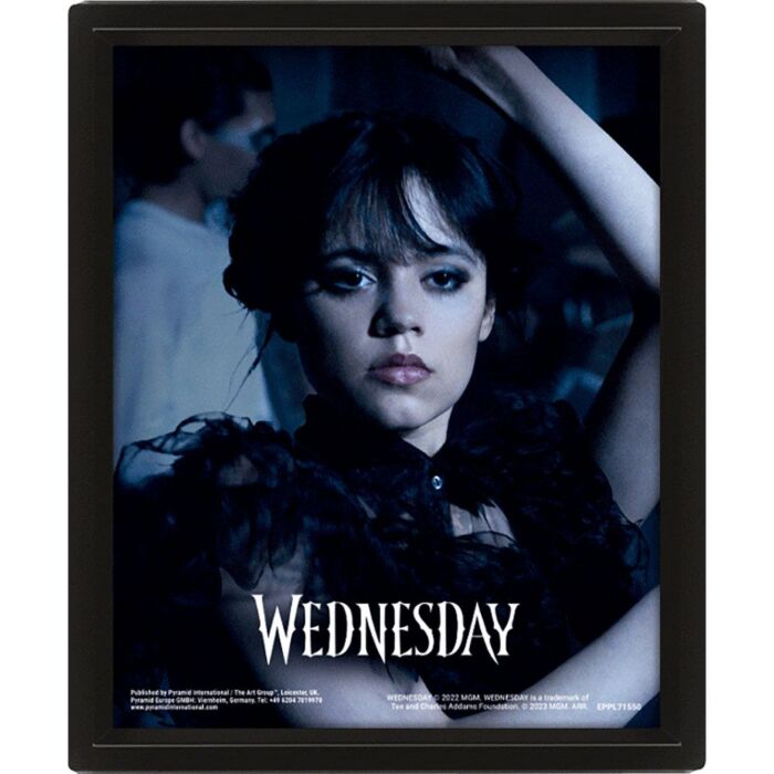 Wednesday Goo Goo Muck Framed 3d Picture