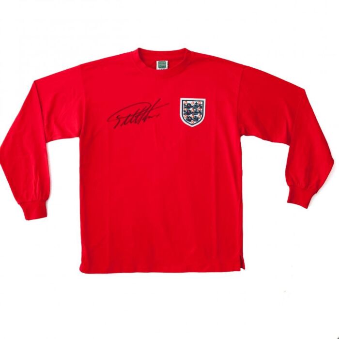 England Fa Sir Geoff Hurst Signed Shirt