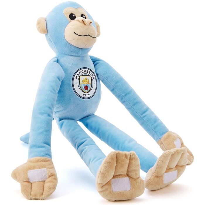Manchester City Fc Plush Hanging Monkey